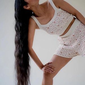 Ajaie Alaie Bouquet bralette & short set